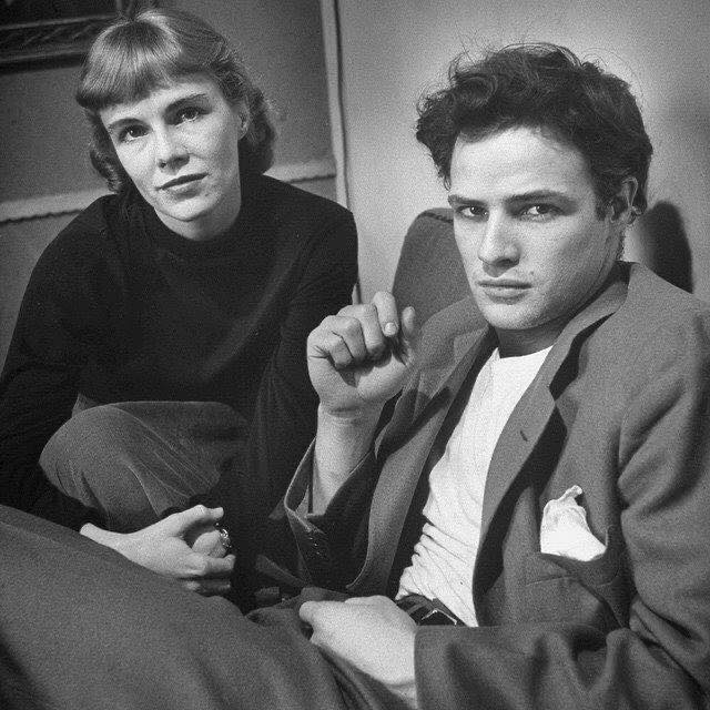 Marlon Brando and his sister